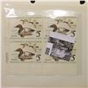Image 2 : Plateblock RW 42 1975 Federal Migratory Bird Hunting and Conservation Stamps, 4 Stamps, never hinged