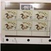 Image 2 : Plateblock of 6 RW 42 1975 Federal Migratory Bird Hunting and Conservation Stamps, never hinged, uns