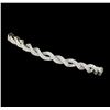 Image 2 : 2.15 ctw Diamond Bracelet - 18KT White Gold