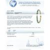 Image 4 : 7.29 ctw Emerald and Diamond Bracelet - 14KT Yellow Gold