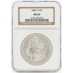 1885-O MS63 NGC Morgan Silver Dollar