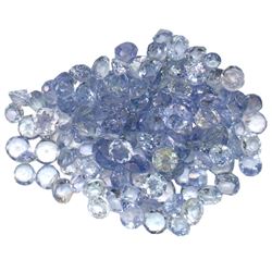 8.57 ctw Round Mixed Tanzanite Parcel