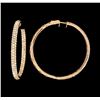 Image 2 : 7.92 ctw Diamond Earrings - 14KT Rose Gold