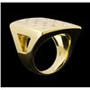 Image 4 : 0.68 ctw Diamond Ring - 14KT Yellow Gold