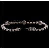 Image 3 : 14KT White Gold 2.23 ctw Diamond Bracelet