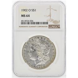 1902-O NGC MS64 Morgan Silver Dollar