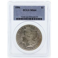 1896 PCGS MS64 Morgan Silver Dollar