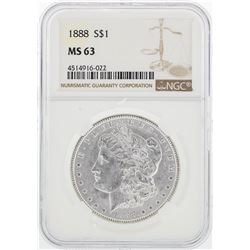 1888 NGC MS63 Morgan Silver Dollar