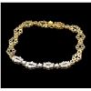 Image 1 : 1.00 ctw Diamond Bracelet - 14KT Yellow Gold