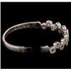Image 3 : 1.55 ctw Diamond Bangle Bracelet - 18KT White Gold