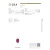Image 6 : GIA Cert 9.95 ctw Ruby and Diamond Ring - 14KT White Gold