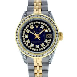 Rolex Two-Tone Diamond DateJust Ladies Watch