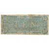 Image 2 : 1864 $10 The Confederate States of America Note T-68 CC