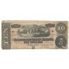 Image 1 : 1864 $10 The Confederate States of America Note T-68 CC