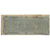 Image 2 : 1864 $10 The Confederate States of America Note T-68 CC