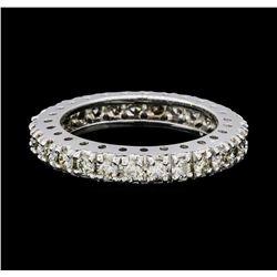 1.09 ctw Diamond Eternity Ring - 14KT White Gold