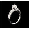 Image 4 : 0.91 ctw Diamond Ring - 14KT White Gold