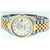 Image 3 : Rolex Two-Tone Diamond Quickset DateJust Men's Watch