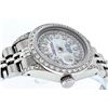 Image 9 : Rolex Stainless Steel Mother Of Pearl String Diamond VS Datejust Ladies Watch