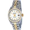 Image 1 : Rolex Ladies Two Tone Mother Of Pearl Diamond Datejust Wristwatch