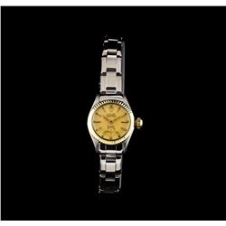 Rolex 14KT Two-Tone Oyster Precision Vintage Ladies Watch