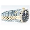 Image 4 : Rolex Two-Tone Blue String Diamond VVS DateJust Men's Watch