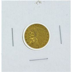 1914 $2 1-2 Indian Head Quarter Eagle Gold Coin XF