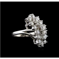 1.95 ctw Diamond Ring - 14KT White Gold