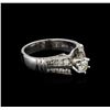 Image 1 : 0.86 ctw Diamond Ring - 18KT White Gold