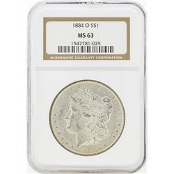 1884-O MS63 NGC Morgan Silver Dollar