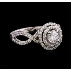 1.16 ctw Diamond Ring - 14KT White Gold