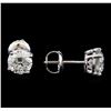 Image 2 : 1.55 ctw Diamond Stud Earrings - 14KT White Gold