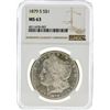 Image 1 : 1879-S NGC MS63 Morgan Silver Dollar