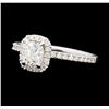 Image 1 : 1.06 ctw Diamond Ring - 14KT White Gold