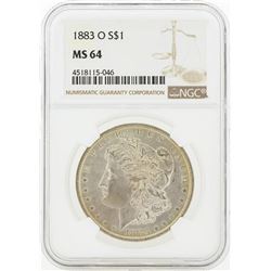 1883-O MS64 NGC Morgan Silver Dollar