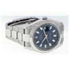Image 3 : Rolex Mens SS 41MM Blue Baguette Diamond Datejust 2 Oyster Band Wristwatch