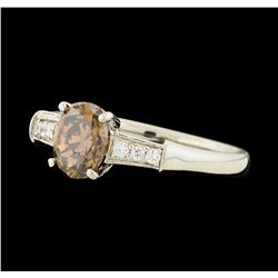 1.20 ctw Fancy Brown Diamond Ring - Platinum