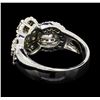 Image 3 : 1.45 ctw Diamond Ring - 14KT White Gold