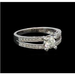 0.77 ctw Diamond Ring - 14KT White Gold