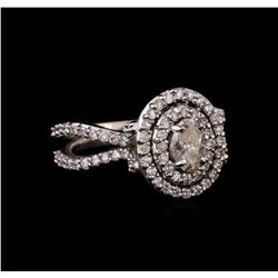 14KT White Gold 1.20 ctw Diamond Ring