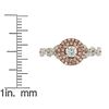 Image 4 : 0.57 ctw Diamond Ring - 14KT White and Rose Gold