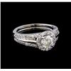 Image 1 : 1.16 ctw Diamond Ring - 14KT White Gold