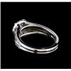 Image 3 : 1.16 ctw Diamond Ring - 14KT White Gold