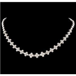 2.32 ctw Diamond Necklace - 14KT White Gold