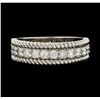 Image 2 : 0.61 ctw Diamond Ring - 14KT White Gold