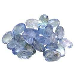 12.85 ctw Oval Mixed Tanzanite Parcel