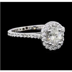 1.62 ctw Diamond Ring - 14KT White Gold