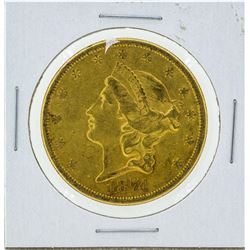 1874-S Liberty Double Eagle Gold Coin AU