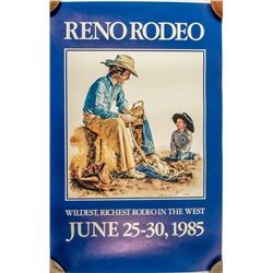 1985 Reno Rodeo Poster