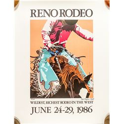 1986 Reno Rodeo Poster